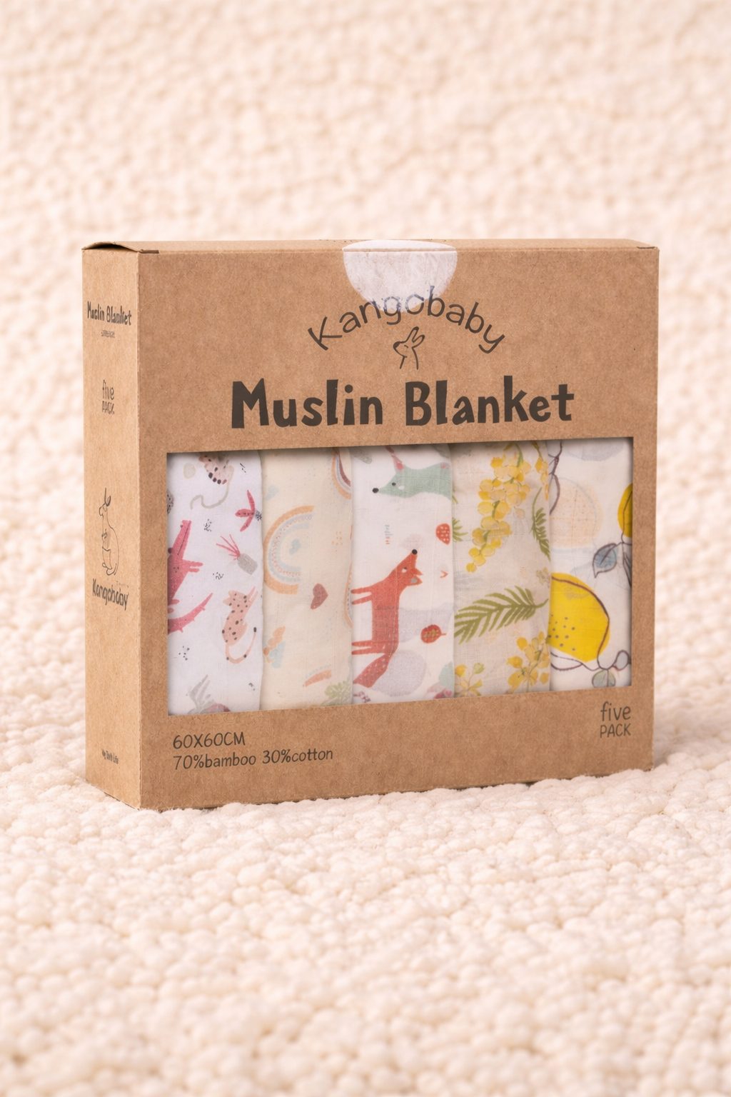 Pack de couvertures à emmailloter